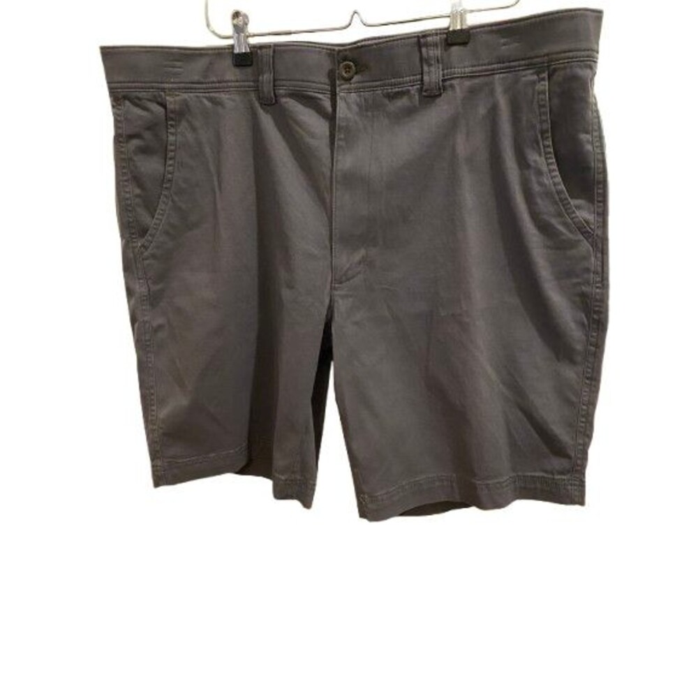Men's 42 Big & Tall Shorts St. John's Bay At Knee 10" Inseam Stretch Charcoal